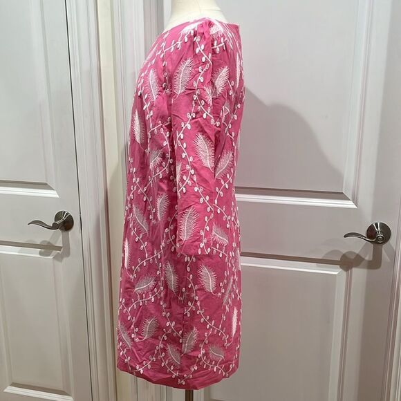 Talbots Graceful Garden Shift Dress Pink Size 14 - Picture 9 of 14